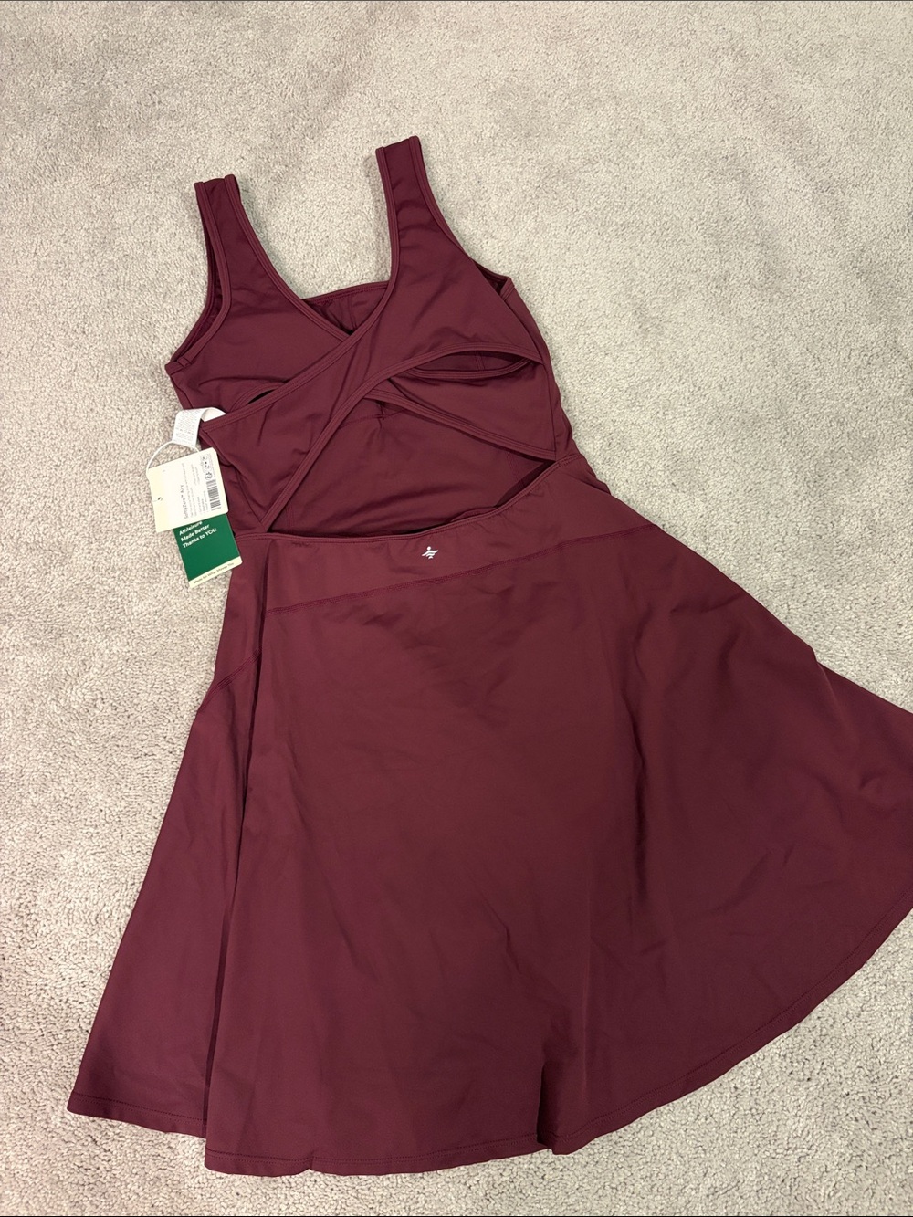 NEW SoftlyZero Airy 2-in-1 Cool Touch Mini Dance Active Dress Halara - Picture 6 of 7